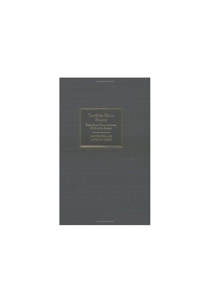 The Great War in History: Debates and Controversies, 1914 to the Present (Studies in the Social and Cultural History of Moder