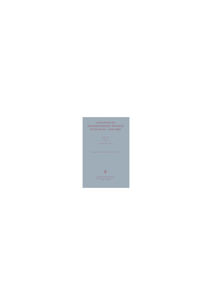 Advances in Magnetosperic Physics with GEOS-1 and ISEE