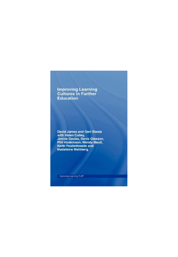 Improving Learning Cultures in Further Education (Improving Learning)