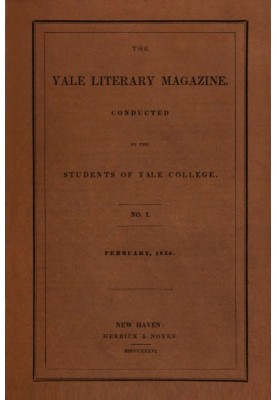 Єльський літературний журнал (том I, № 1, лютий 1836 р.)