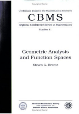 Geometric Analysis and Function Spaces (Cbms Regional Conference Series in Mathematics)