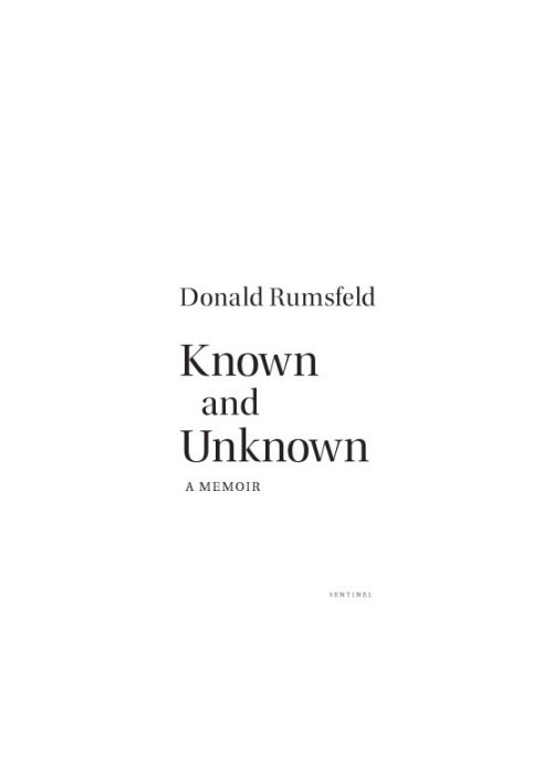 Known and Unknown