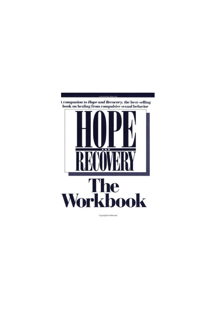 Hope And Recovery - The Workbook