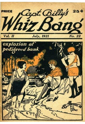 Captain Billy's Whiz Bang, Vol. 2, № 22, липень 1921 р. Американський журнал дотепності, гумору та філософії