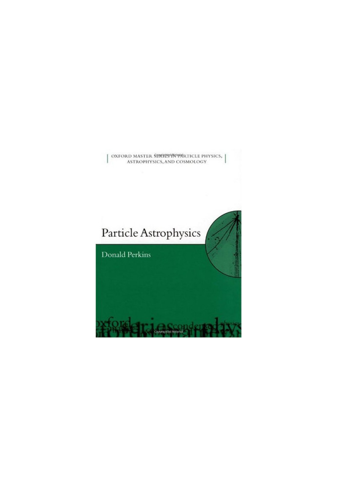 Particle Astrophysics