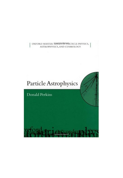 Particle Astrophysics