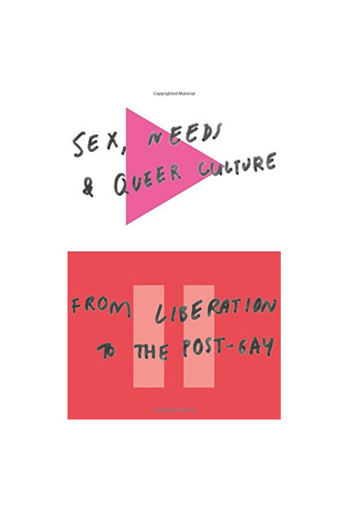Sex, Needs, and Queer Culture: From Liberation to the Post-Gay