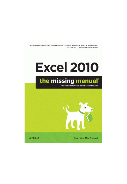 Excel 2010: The Missing Manual