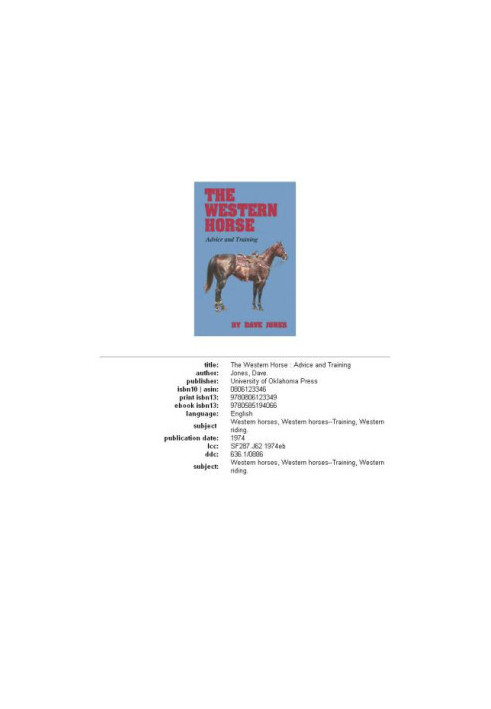 Western Horse - Advice and Training