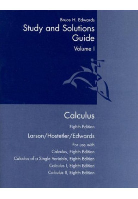 Calculus: Study And Solutions Guide, 8th Edition (3 volume set)