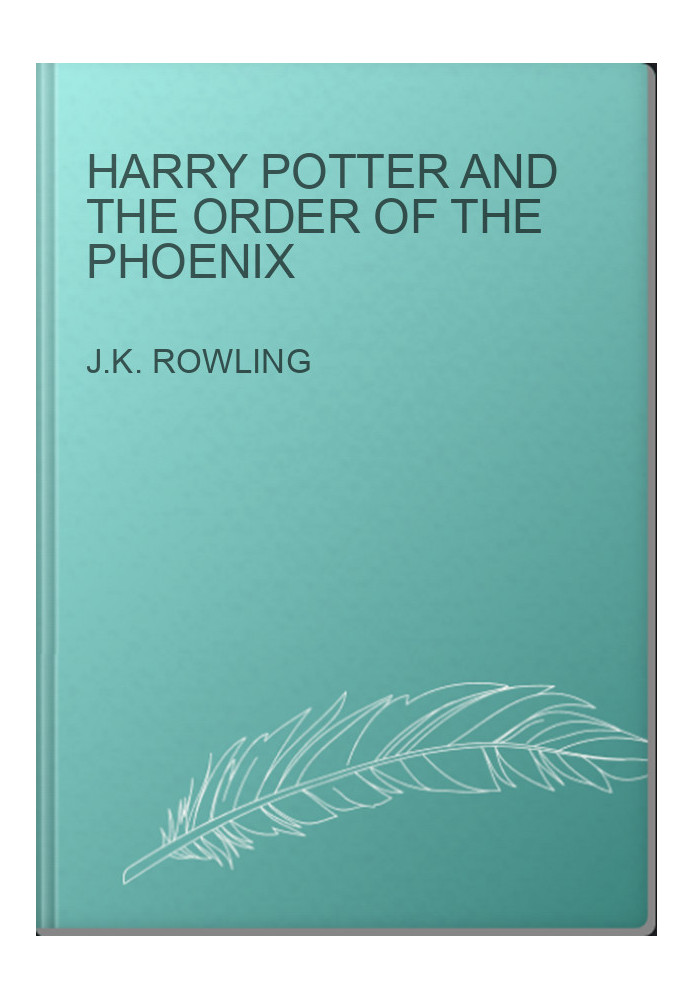 Harry Potter and the Order of the Phoenix