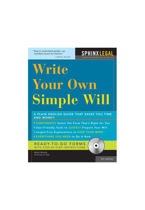 Make Your Own Simple Will, 4E