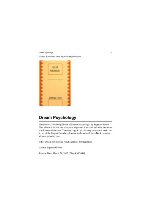 Dream psychology