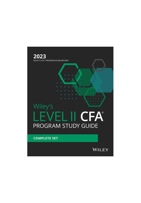 Wiley's CFA Program Exam Review Study Guide for 2023 Level II CFA Exam Volume 3