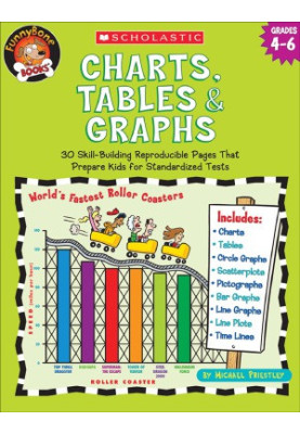 Charts, Tables & Graphs, Grades 4-6 (Funnybone Books)