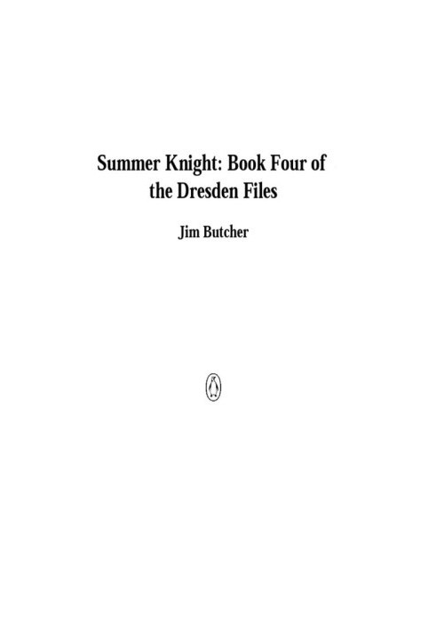 Summer Knight (The Dresden Files, 04)