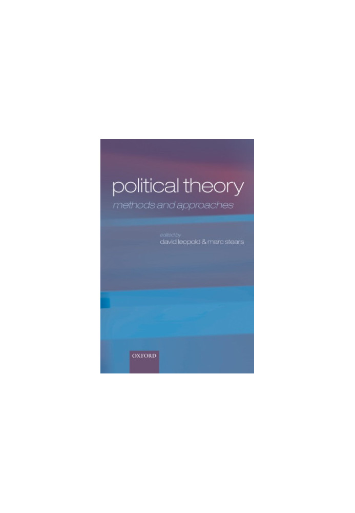 Political theory: methods and approaches