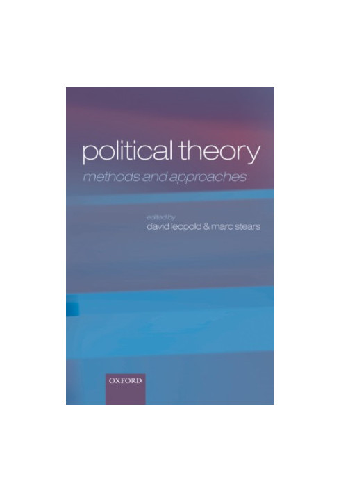 Political theory: methods and approaches