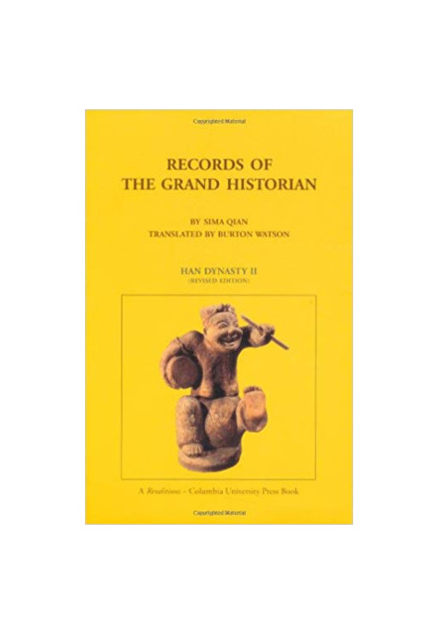 Records of the Grand Historian: Han Dynasty II