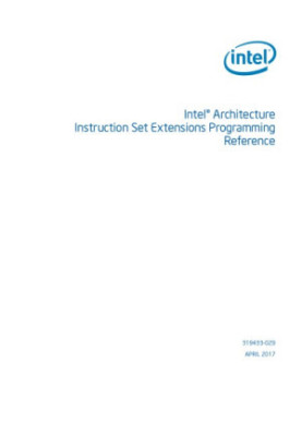 Intel® Architecture Instruction Set Extensions Programming Reference