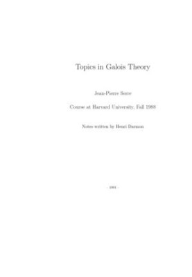 Topics in Galois Theory [Lecture notes]