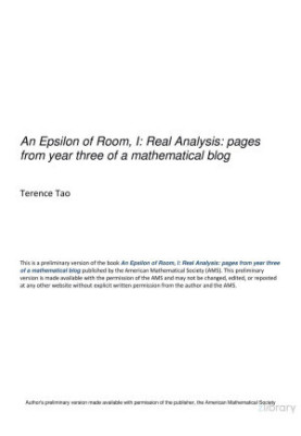 An Epsilon of Room, I: Real Analysis