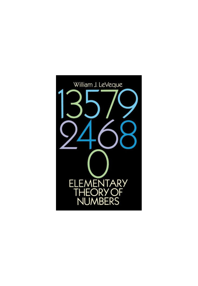 Elementary Theory of Numbers (Dover books on advanced mathematics)