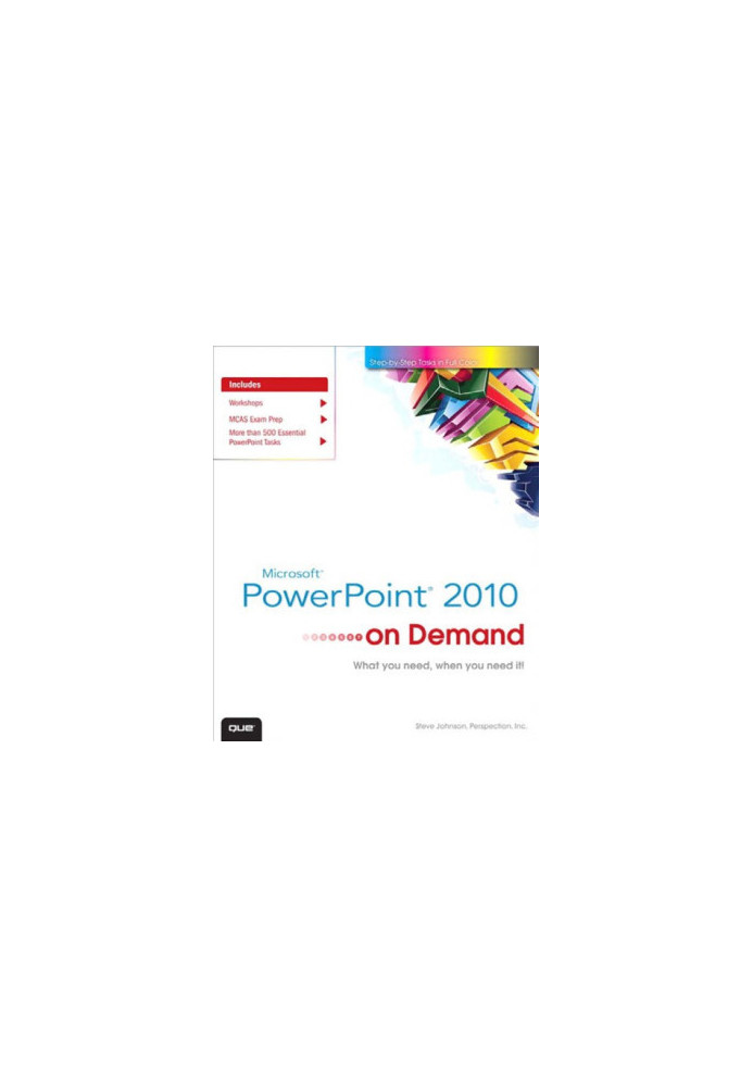 Microsoft PowerPoint 2010 on Demand
