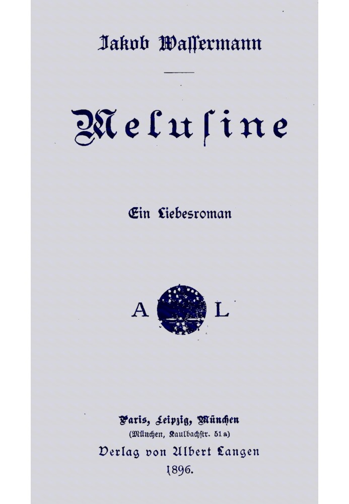 Melusine: A romance novel