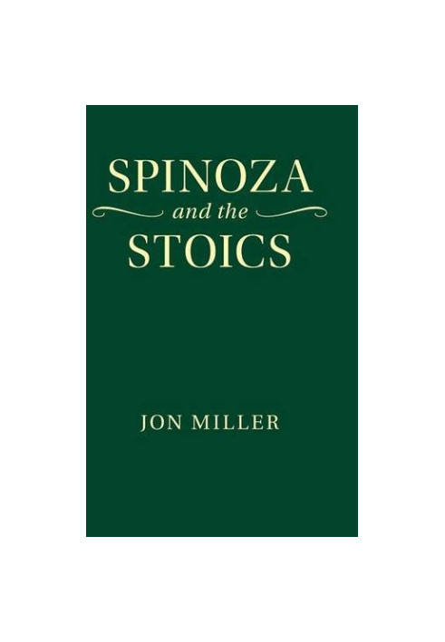 Spinoza and the stoics