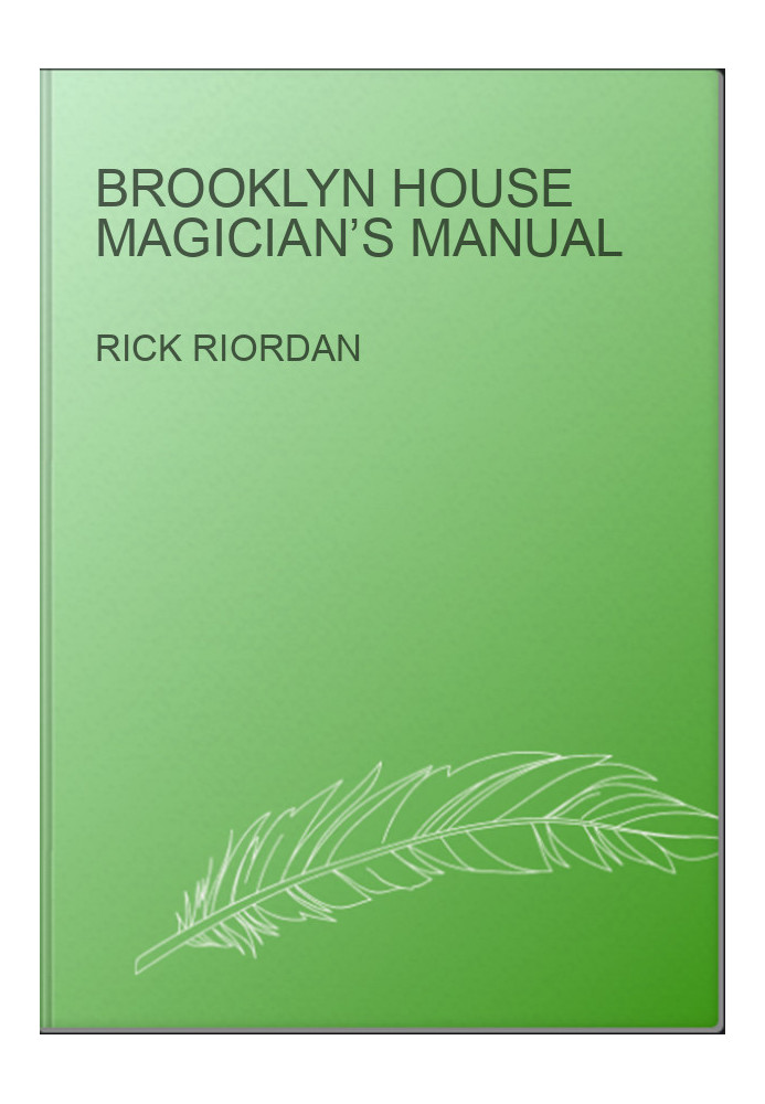 Brooklyn House Magician’s Manual