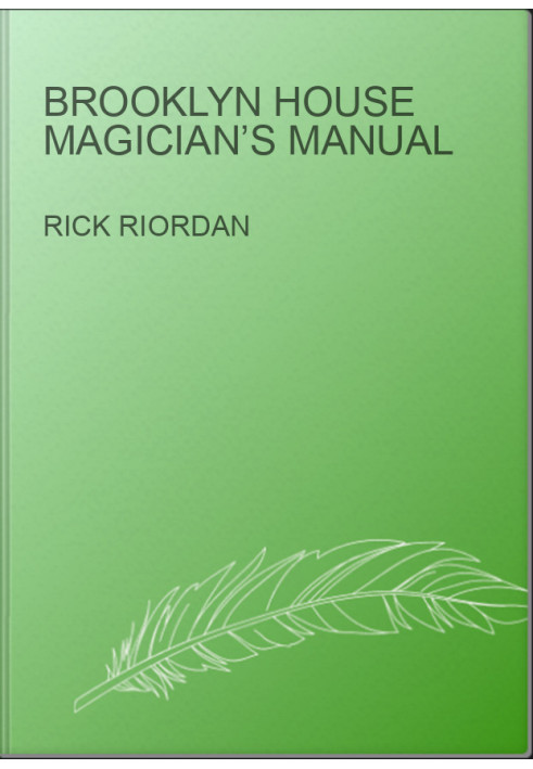 Brooklyn House Magician’s Manual