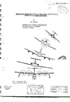 Methods for Estimating Stability and Control Derivatives for Standard Subsonic Airplanes