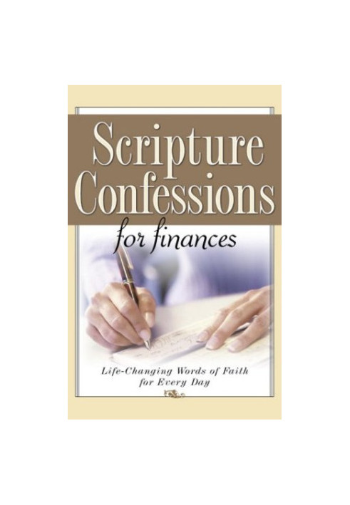 Scripture Confessions for Finances