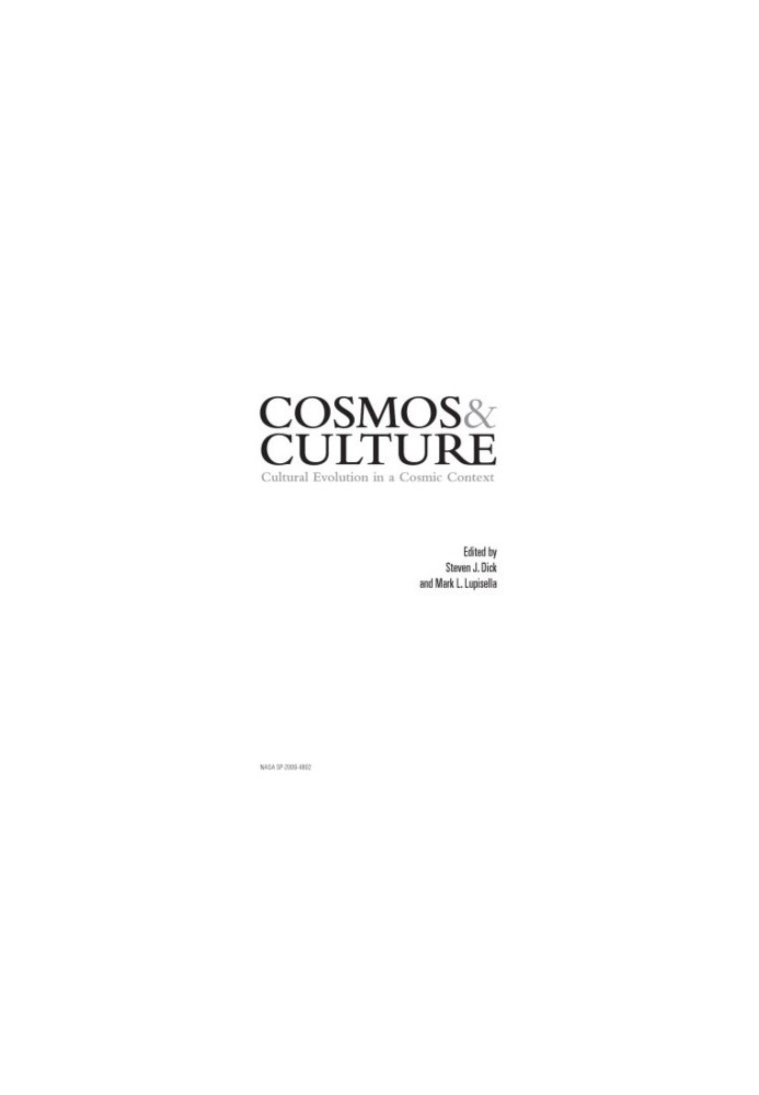 Cosmos, Culture - Cultural Evolution in a Cosmic Context