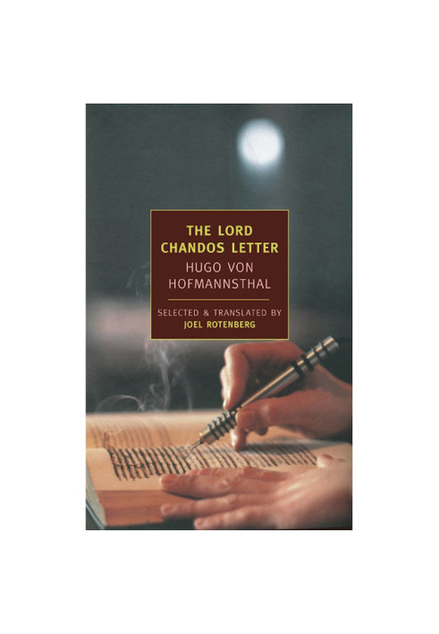 The Lord Chandos Letter: And Other Writings (New York Review Books Classics)