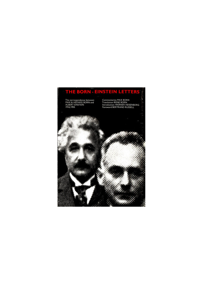 The Born-Einstein Letters
