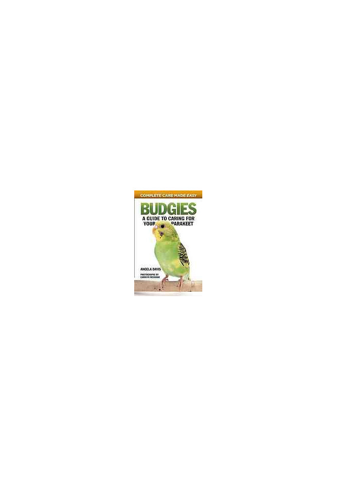 Budgies : a guide to caring for your parakeet