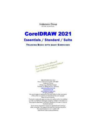 CorelDRAW Essentials 2021 - Training Book with many Exercises: Suitable for CorelDRAW Essentials 2021 and CorelDRAW 2021