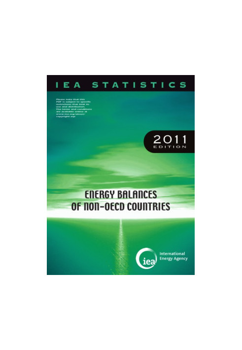 Energy Statistics of Non-Oecd Countries.