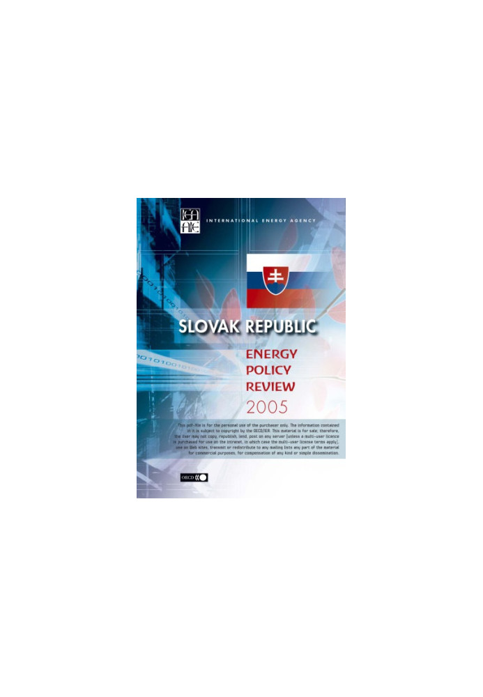 Slovak Republic : Energy Policy Review 2005.