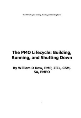 The PMO Lifecycle: Building, Running, and Shutting Down