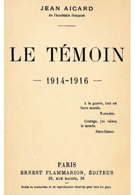 The Witness: 1914-1916