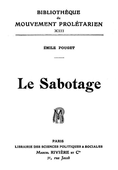 Sabotage