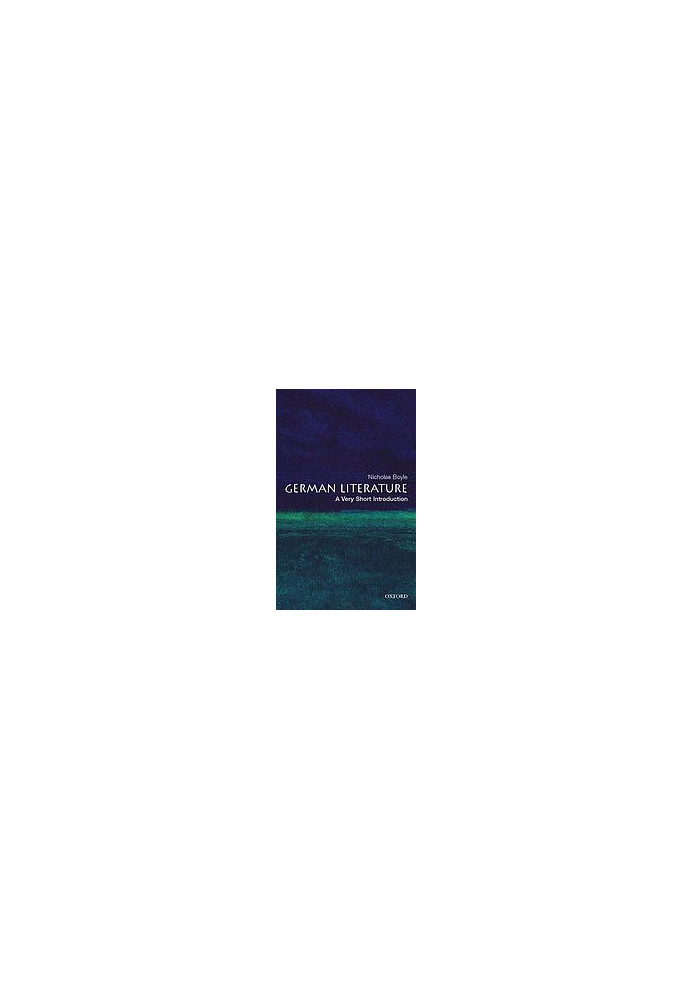 German literature : a very short introduction