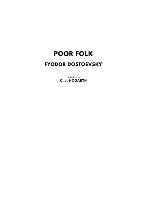 Poor Folk
