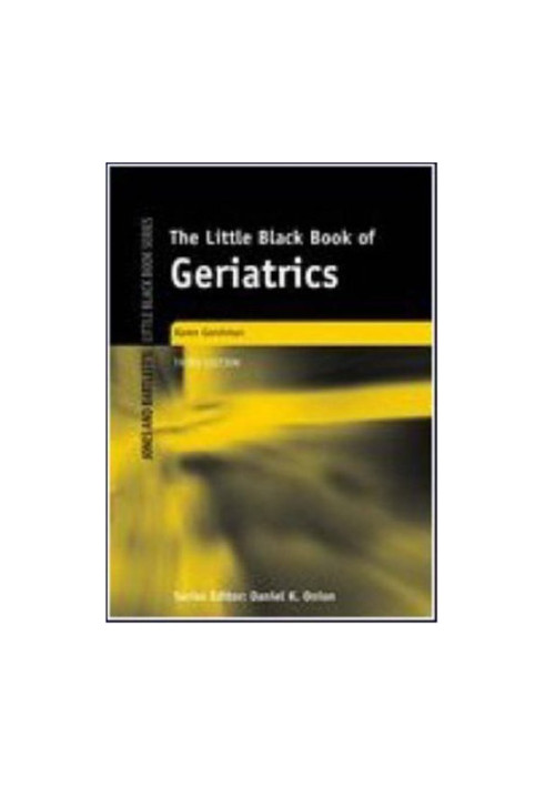 Little Black Book of Geriatrics, 3rd edition