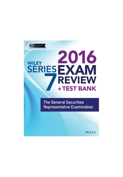 Wiley FINRA Series 7 Exam Review 2017