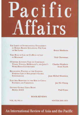 assortment of articles from Pacific Affairs