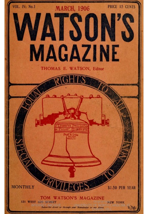 Watson's Magazine, Vol. IV, № 1, березень 1906 р